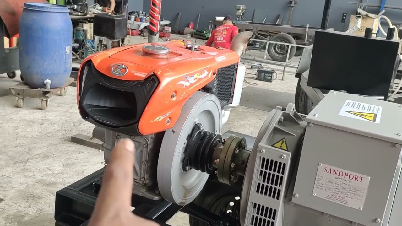 KUBOTA 11PK APA NGAK BAHAYA CEK BEBAN GANDENG 12KVA