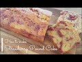 Strawberry Pound Cake Recipe