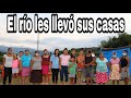 EL RÍO SE LLEVÓ SUS CASAS/ Una familia salvadoreña está pasando días muy dificiles