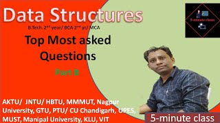 Part 1: Data Structures Important Question | #datastructures  #computerscience  #5minuteclass