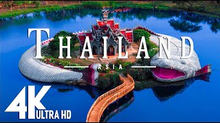 FLYING OVER THAILAND (4K UHD) - Relaxing Music Along With Beautiful Nature Videos(4K Video Ultra HD)