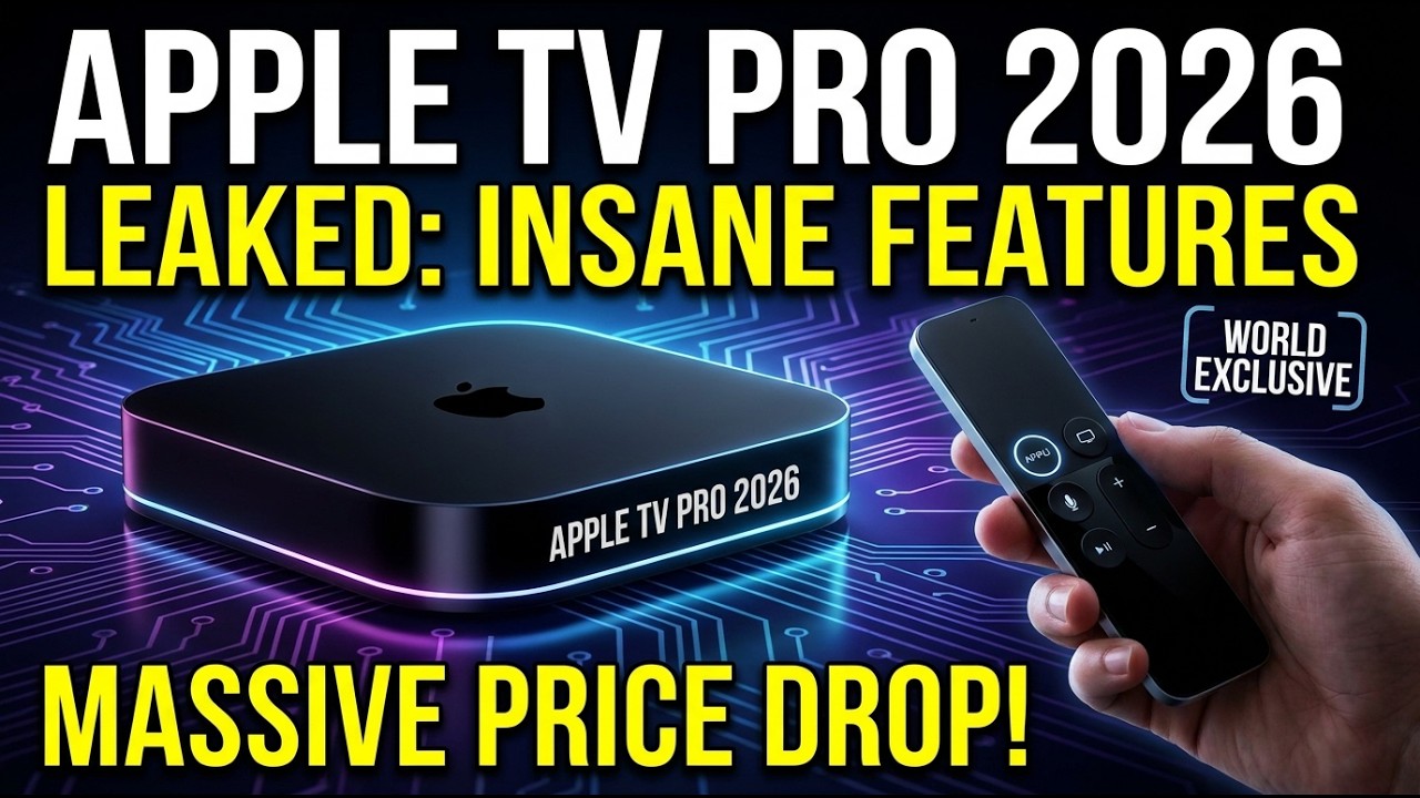 Apple TV Pro 2026 LEAKED INSANE New Features & Massive Price Drop