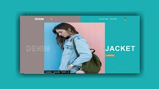 Full Animated landing page design, HTML CSS and JavaScript News