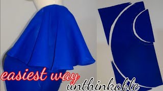 Butterfly sleeve sewing|Umbrella sleeve cutting| beautiful Full circle sleeve design making easy .