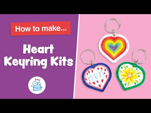 DIY Valentine Keychain Craft Kit 
