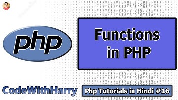 Functions in Php | PHP Tutorial #16
