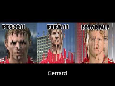 PES 2011 vs FIFA 11 [FACES ENGLISH PREMIER LEAGUE]