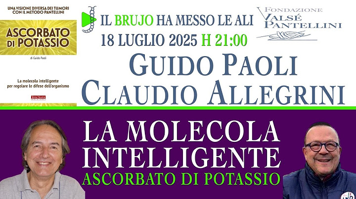 LA MOLECOLA INTELLIGENTE. Con Guido Paoli e Claudio Allegrini