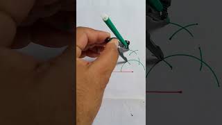 How to draw square using compass 