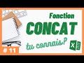#11 - Tu connais la fonction CONCAT? | Excel