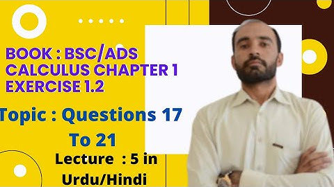 calculus help | Calculus Chapter 1 Exercise 1.2 | Application of Limit Theorems | Calculus | limits