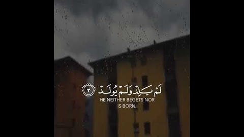 سورة الاخلاص بصوت الشيخ ماهر المعيقلي