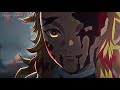 لحظة موت هاشيرا اللهب رينغوكو مع أغنية حزينه انمي قاتل الشياطين