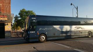 Greyhound Prevost 3X-45 bus #86286 in Downtown El Paso TX