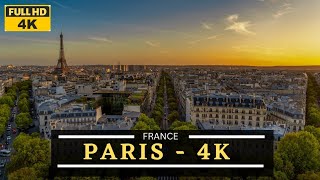Paris France Tour By Drone 4K Hd Video