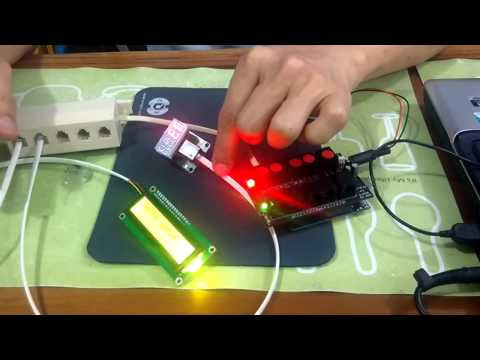 Arduino + I2C LCD 1602 + I2C 7-segment LED + S4A IO Board