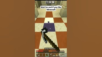 Wait for end minecraft 😂 #shorts