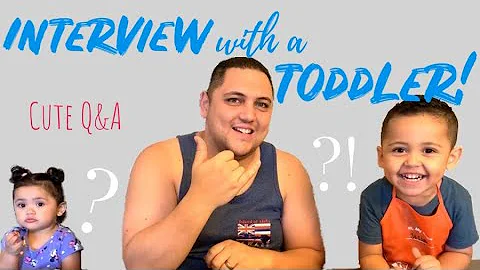 Interview With A TODDLER! Q&A For Our 3 Year Old! *Cute*