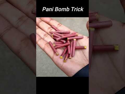 Pani bomb Matches bomb Bidi bomb trick #shorts #diwali #new