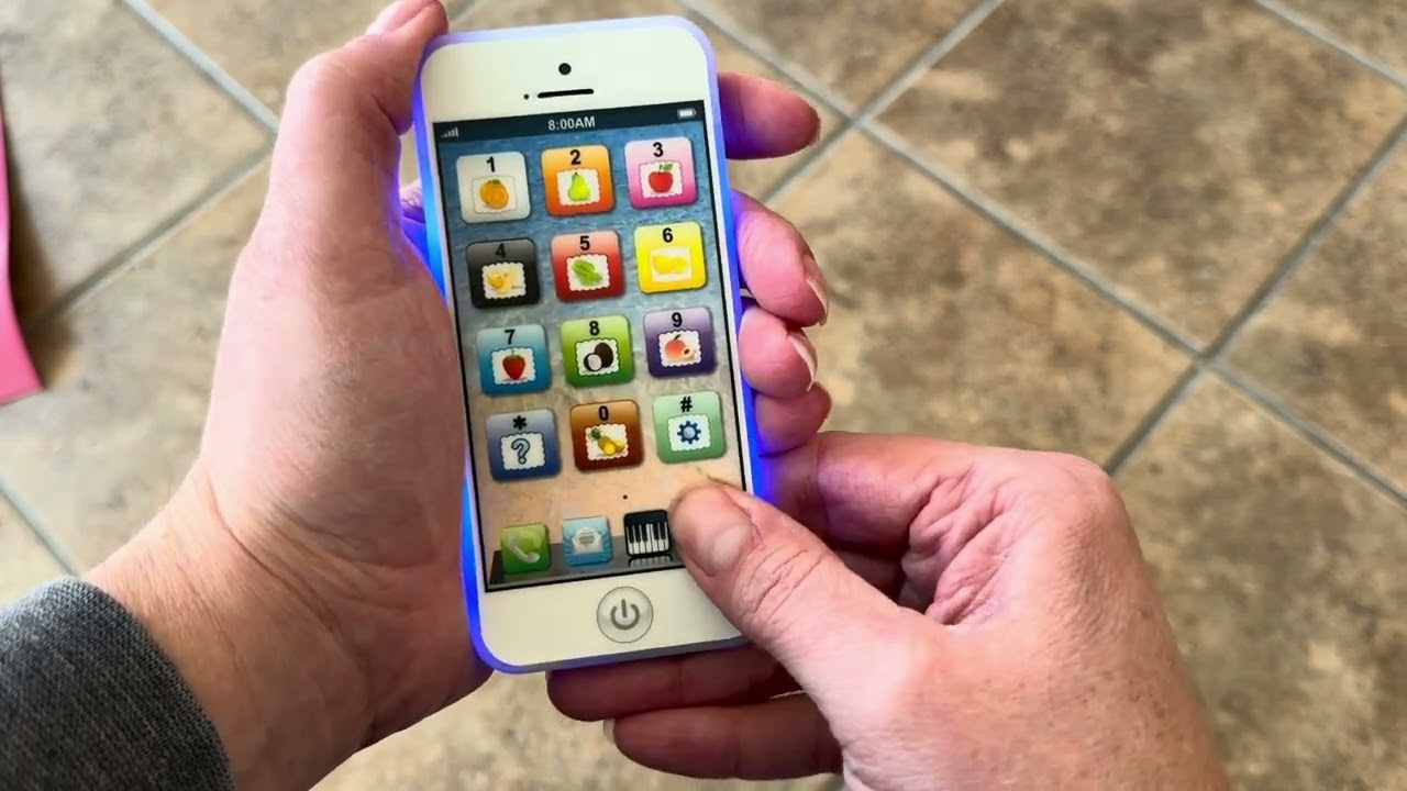 Light Up Toy Phone With Sounds Wolmund Toy Cell Phone 