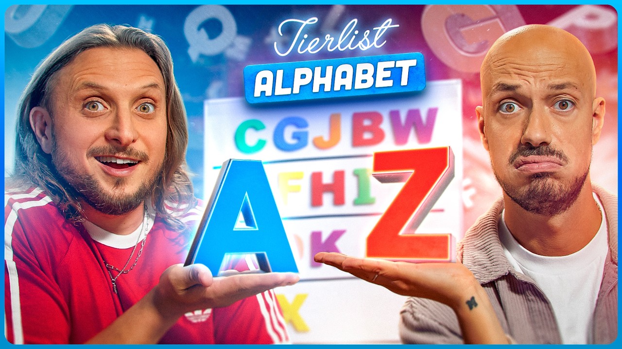 Tierlist des lettres de l’alphabet (désolé à tous les H qui nous regardent)