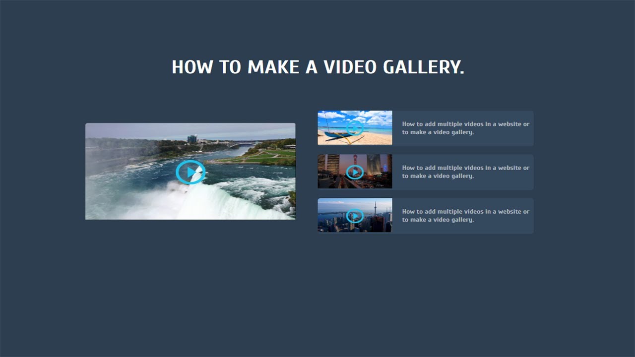 how-to-make-video-gallery-in-html-css-and-javascript-website-step-by