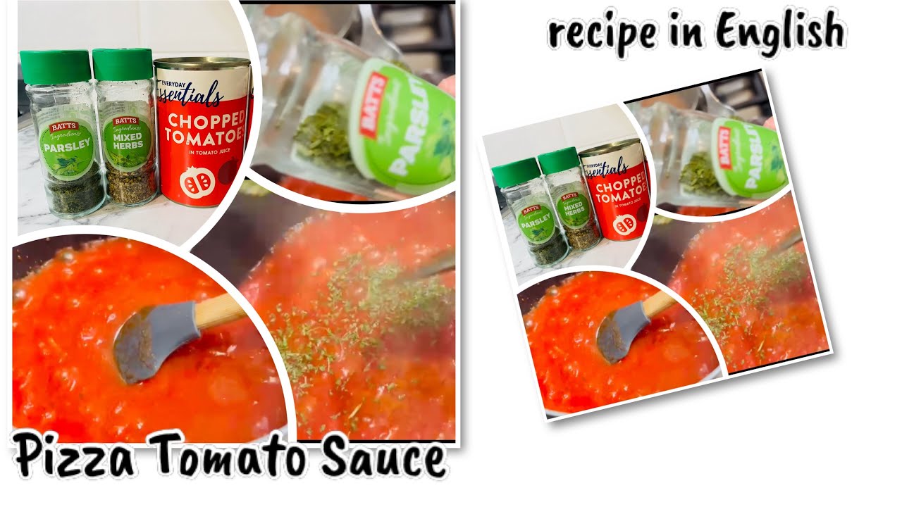 Pizza tomato Sauce recipe Homemade pizza sauce YouTube