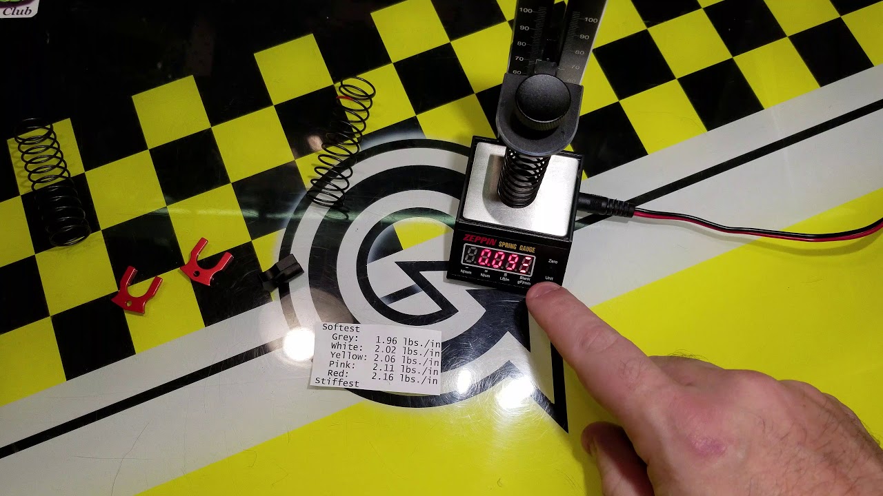 Review Zeppin Racing Digital Spring Gauge ZRSG1 YouTube