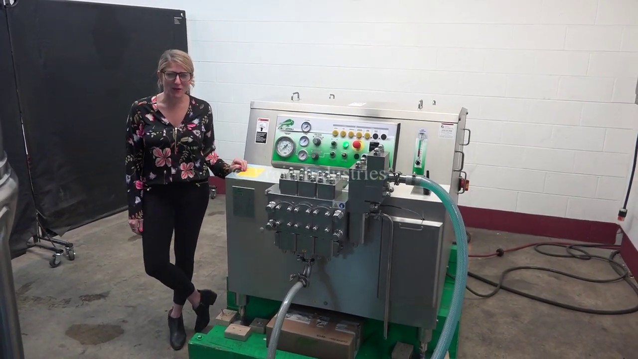 FBF ITALIA,stainless steel,sanitary,2 stage, 3 piston homogenizer.