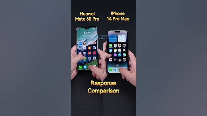 Huawei Mate 60 Pro vs iPhone 14 Pro Max Response Test - 天天要闻