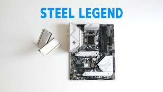 【自作PC】ASRockのSteel Legendで白いPCを組むぞ！