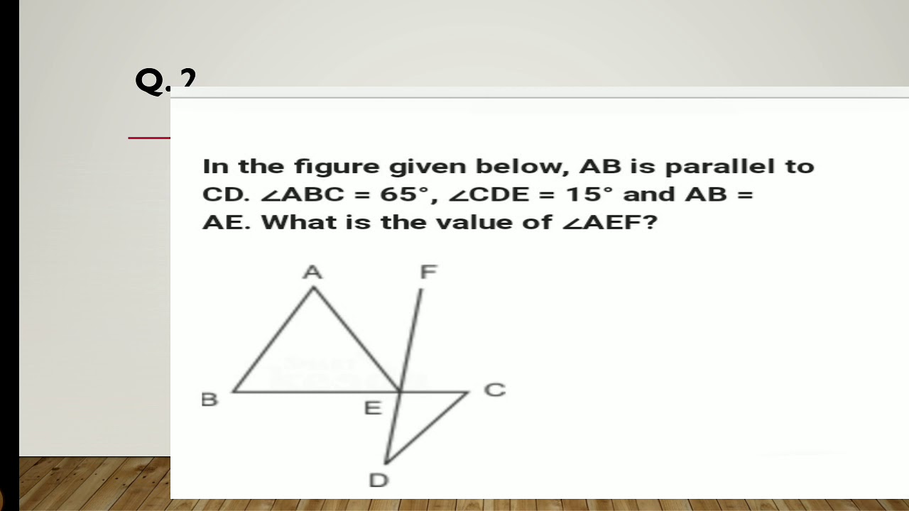 Lines and Angles।। Advance Questions।।CBSE।।NTSE।।SSC।।CDS।।RRB।। All Competative Exam YouTube