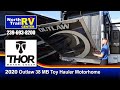 Thor 2020 Outlaw 38MB Class A Toy Hauler Motorhome