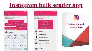 Instagram bulk sender | Instagram marketing tool | Instagram Promotion Software screenshot 2