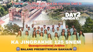 Sakhaiñ Presbyterian Church/125 year/Day 2/Sunday