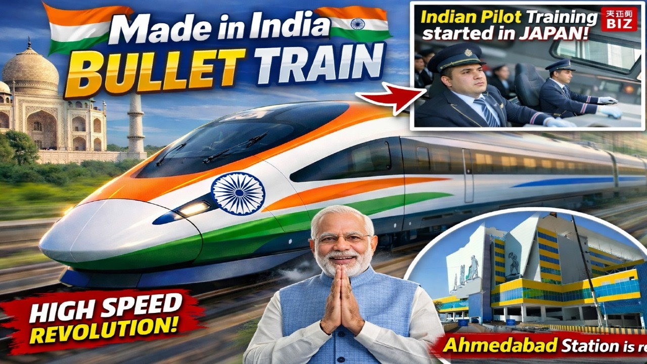 Indian Pilot Training Started In Japan🇯🇵& Made In INDIA Bullet Train Set is Coming!      #bulletrain
