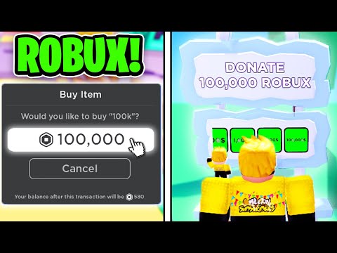  DONATING 100,000 ROBUX LIVE! (BIGGEST Roblox Donation Stream EVER?) -  DONATING 100,000 ROBUX LIVE! (BIGGEST Roblox Donation Stream EVER?)
