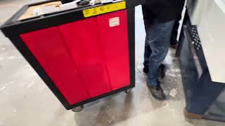 "Industrial Electrical Control Panel  assembly work.  panel board installation and wiring process