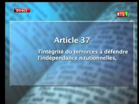 Prestation de serment : Le contenu de l'article 37