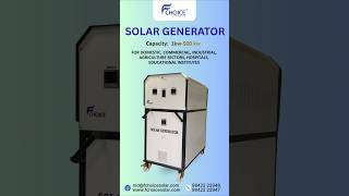 Solar Generator by F Choice Solar