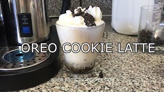 OREO COOKIE LATTE TUTORIAL - How to make a Latte