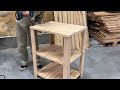 Woodworking Project - Diy A Bedside Cabinet With Pallets Wood For The Bedroom Without Clutter