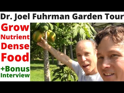 Growing Nutrient Dense Food with Dr. Joel Fuhrman Tour His Garden