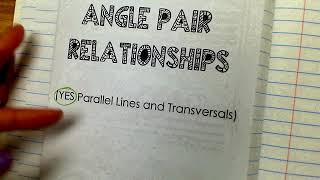 WS Parallel Lines and Transversals - 16