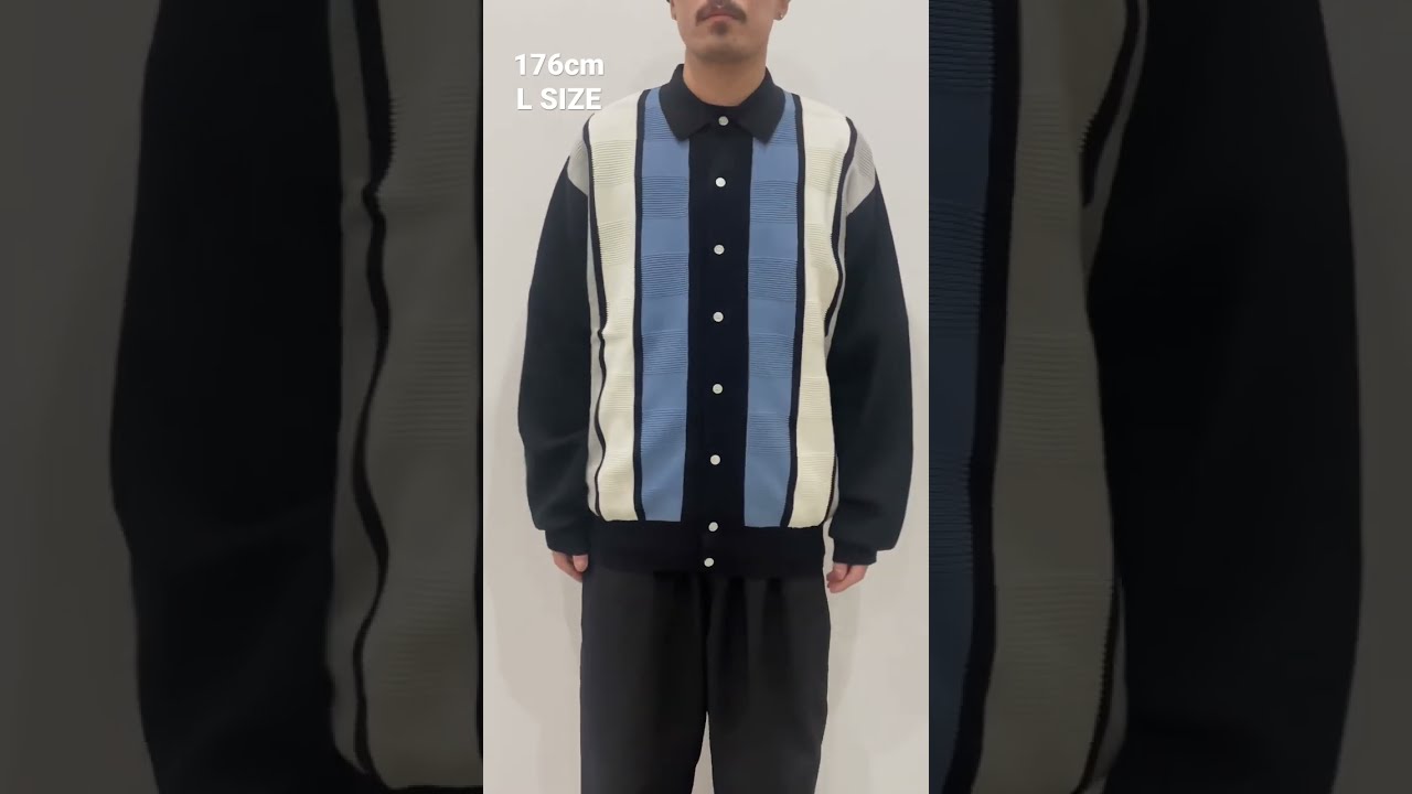 2023.3.11】F-LAGSTUF-F / STRIPE KNIT CARDIGAN #flagstuff