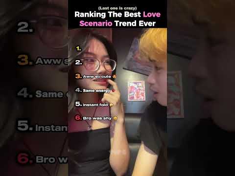 Ranking The Best Love Scenario Trend Ever Shorts Tiktok Usa 