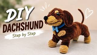 How to make a Dachshund Puppy from pipe cleaner