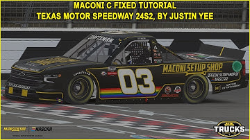 iRacing Fixed NASCAR Series Tutorial: Maconi C Fixed Truck Series at Texas, 24S2.