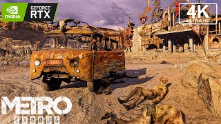 METRO EXODUS 2021  [ RTX PC 4K ULTRA HD ] - Caspian Desert - Find Car  | Ultra Graphic Gameplay
