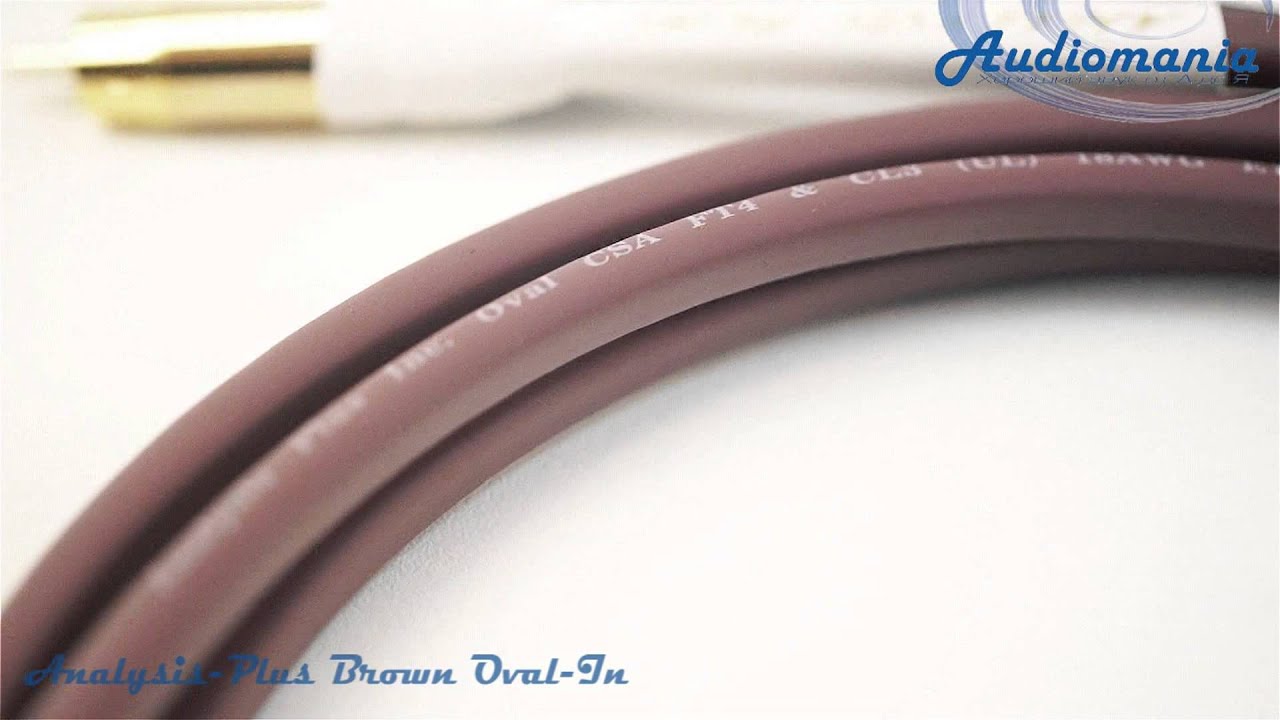 Кабель Analysis Plus Brown Oval In (RCA)
